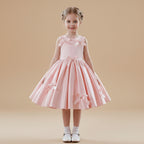 Robe anniversaire fille - Noeud papillon Léa