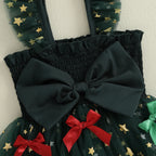 Barboteuse de noël bébé - Noeud de noël