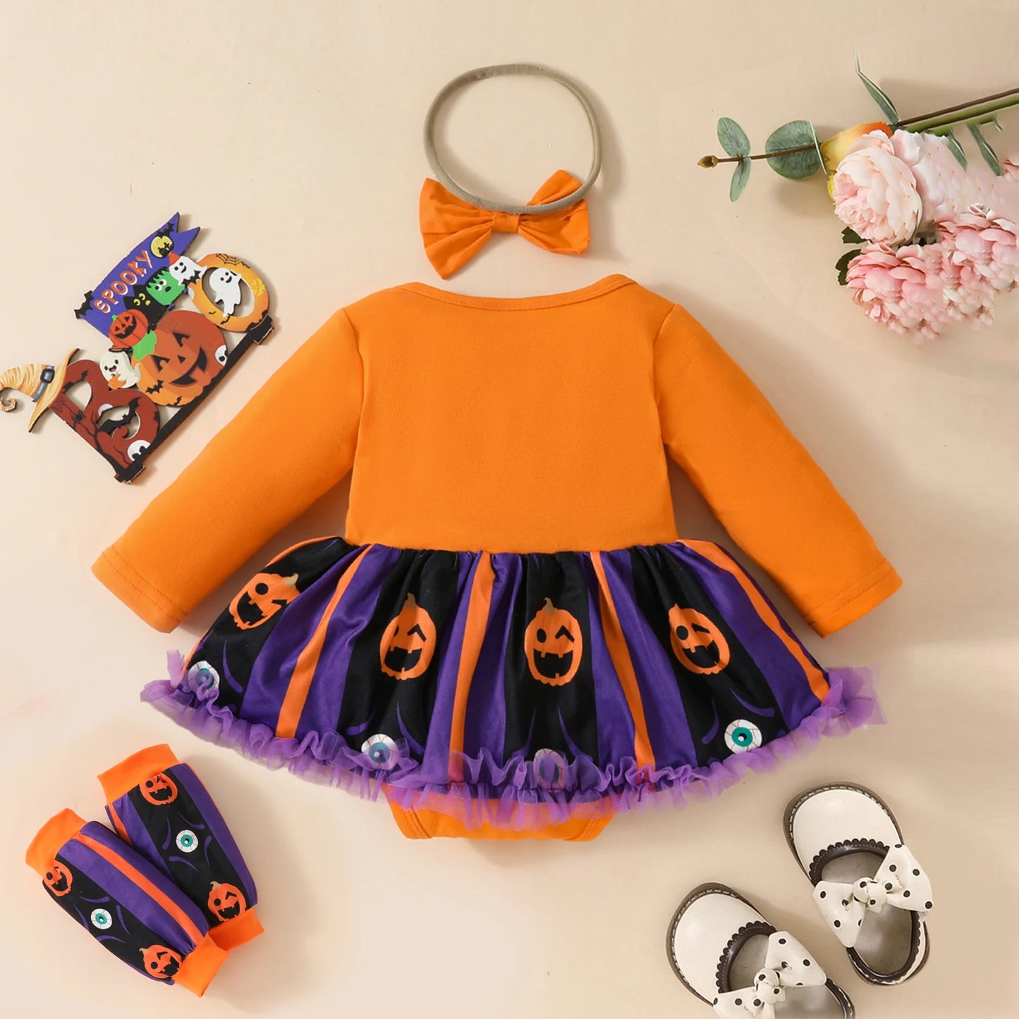 Tenue Halloween bébé petit fantome