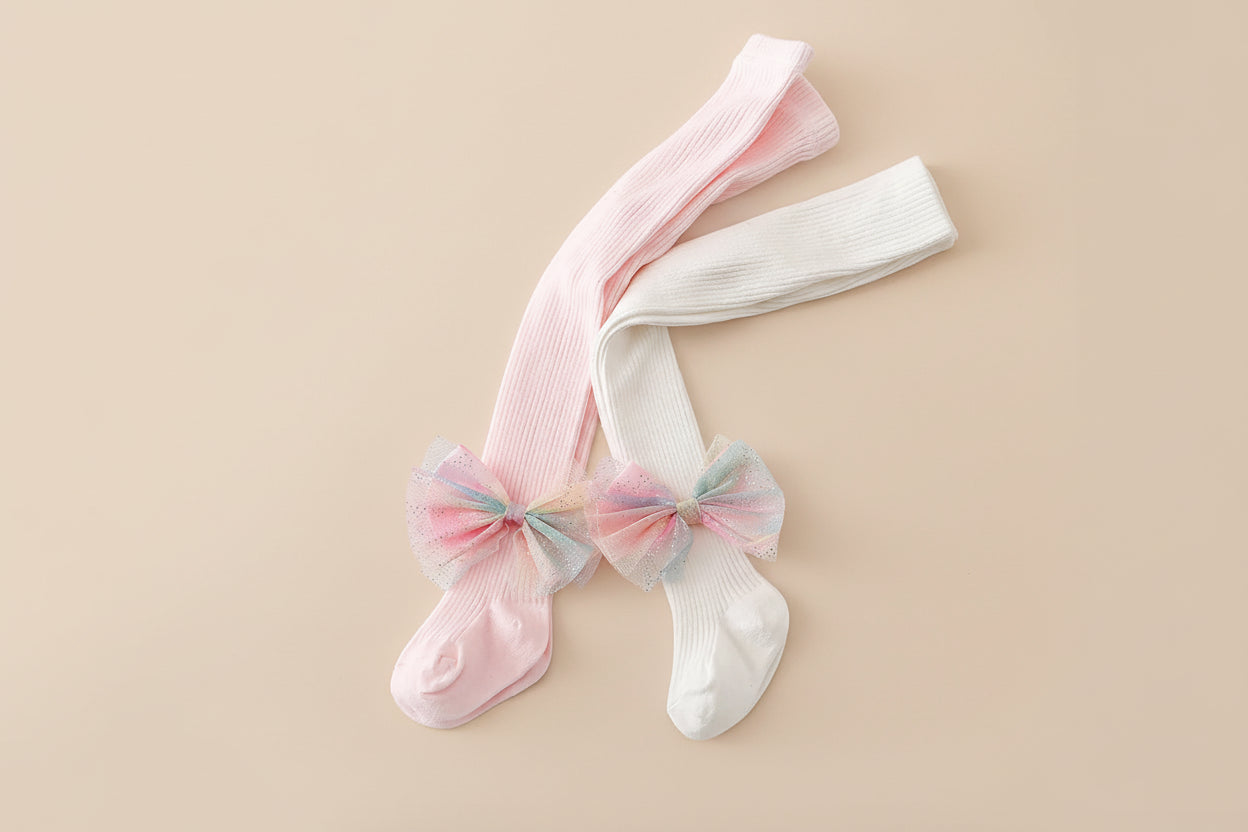 Lot de 2 paires de collants - Arc en ciel