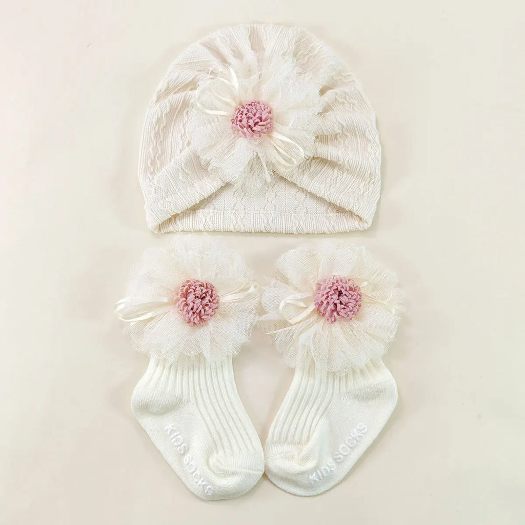 Accessoire bébé - Chapeau et chaussette