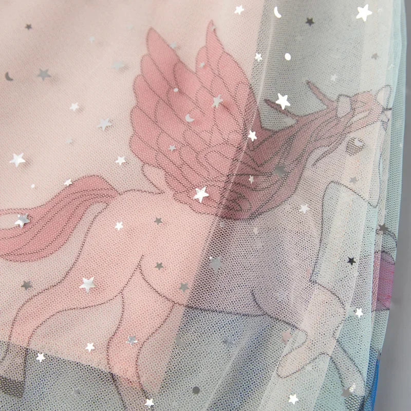 Robe d'anniversaire fille Licorne Touna