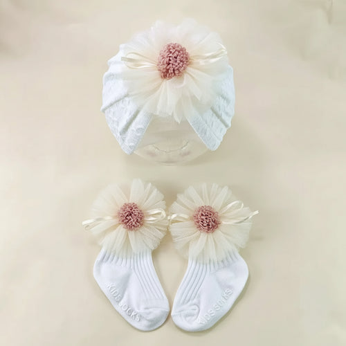 Accessoire bébé - Chapeau et chaussette