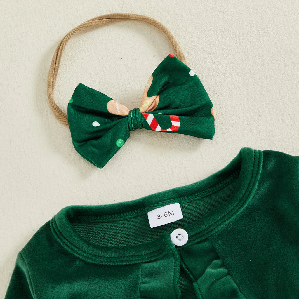 Robe bébé de Noël - 3 pièces