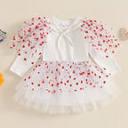 Vestido de bebé para el día de San Valentín
