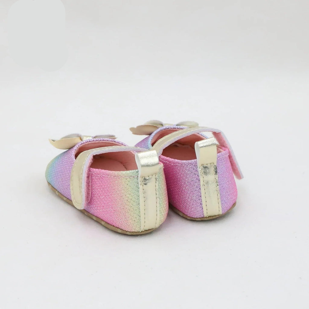 Chaussure bébé arc-en-ciel