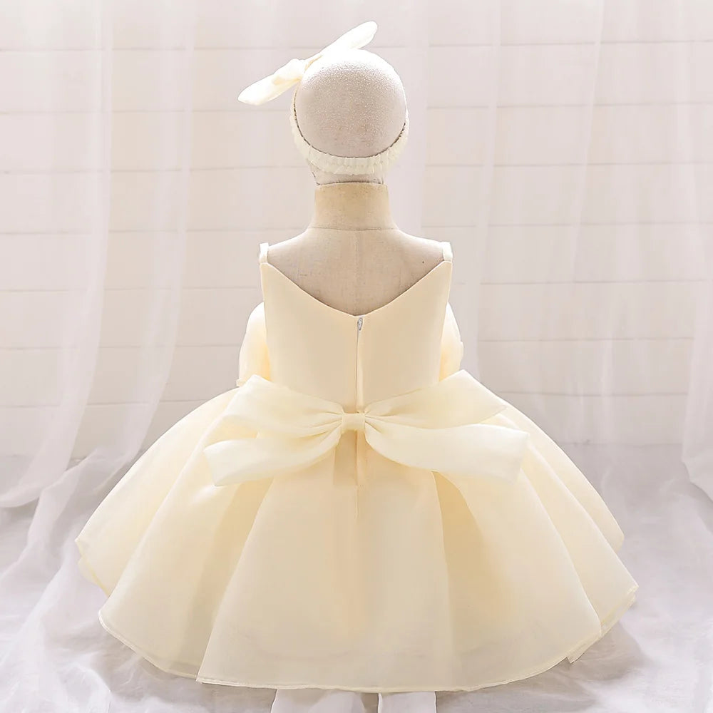 Robe de cérémonie d'anniversaire bébé rosie