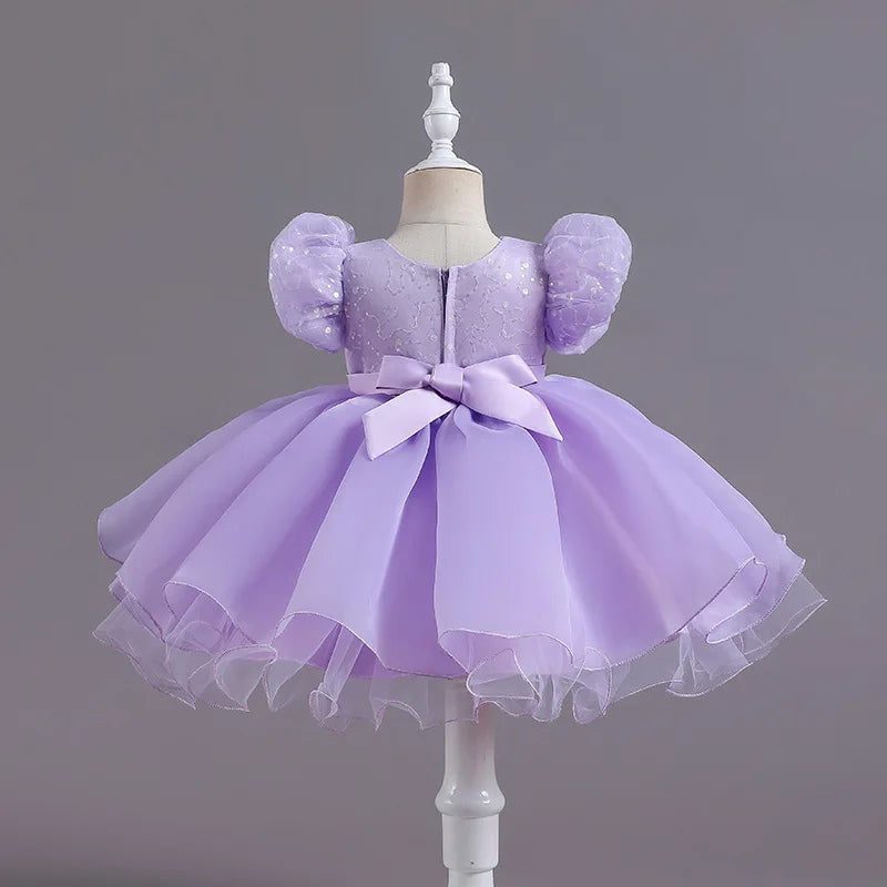 Vestido formal de princesa para niña