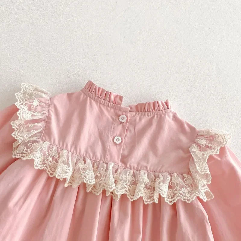 Robe de cérémonie champêtre - Rose Hérita