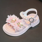 Sandali eleganti per bambini con fiori