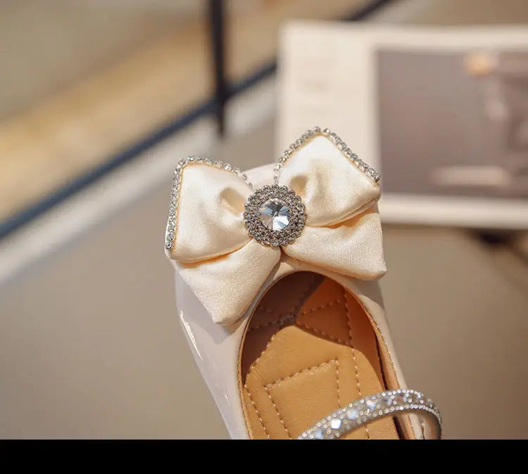 Bailarinas de princesa con diamantes de imitación para niñas