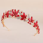 Diadème de princesse fille - Strass et fleur - L'univers de la licorne