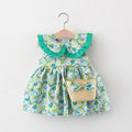 Robe d'ete pour fille Flo rose, robe fille 2-3 ans mariage champetre