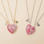 Collier enfant BFF - Rose brillante - L'univers de la licorne