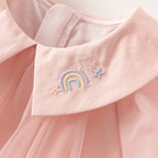 Precioso vestido de cumpleaños para niños