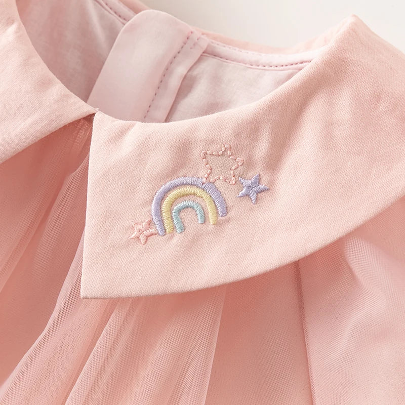 Precioso vestido de cumpleaños para niños
