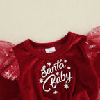 Barboteuse bébé fille - Robe + chaussette