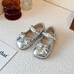 Ballerine per bambini con strass e perle