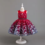 Robe enfant petit flocon de noël