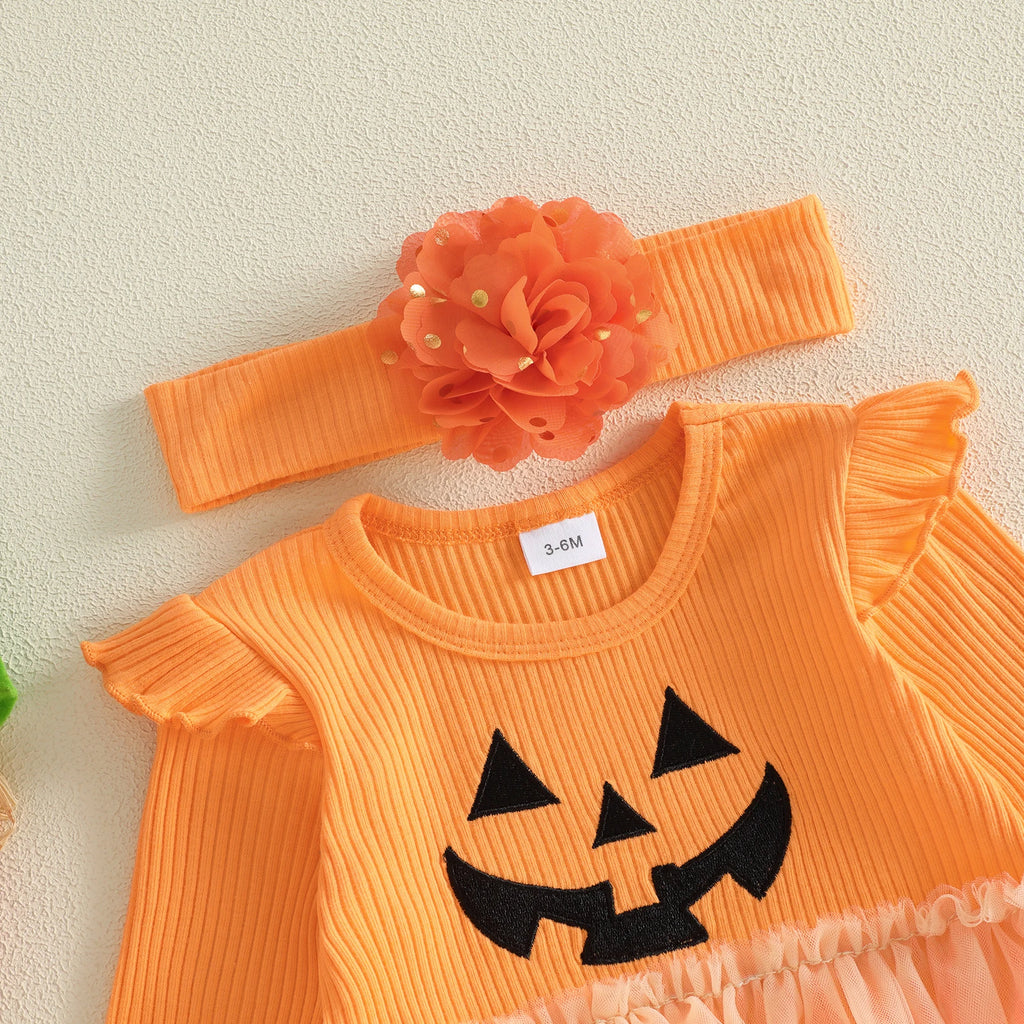 Barboteuse bébé Halloween - Citrounette