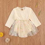 Pelele con tutú floral Marga para bebés