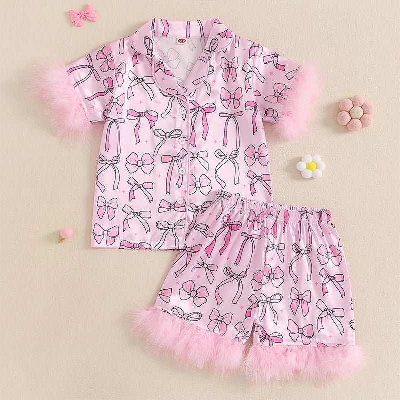 Pyjama enfant - Satiné short noeud