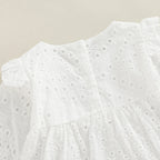 Robe bébé baptême avec short