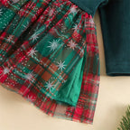 Conjunto navideño para bebé en miniatura