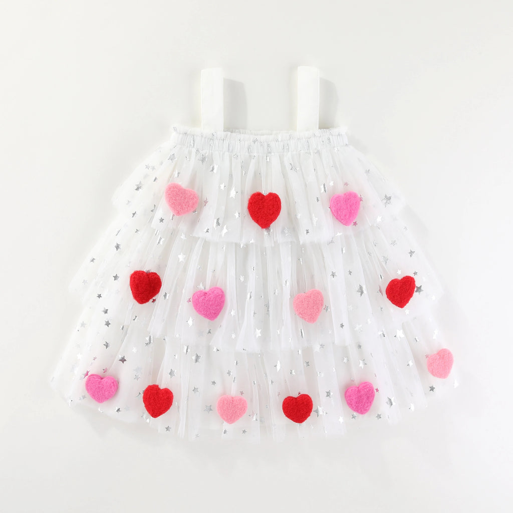 Robe enfant fille petit coeur