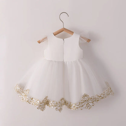 Robe anniversaire enfant + cape Rita