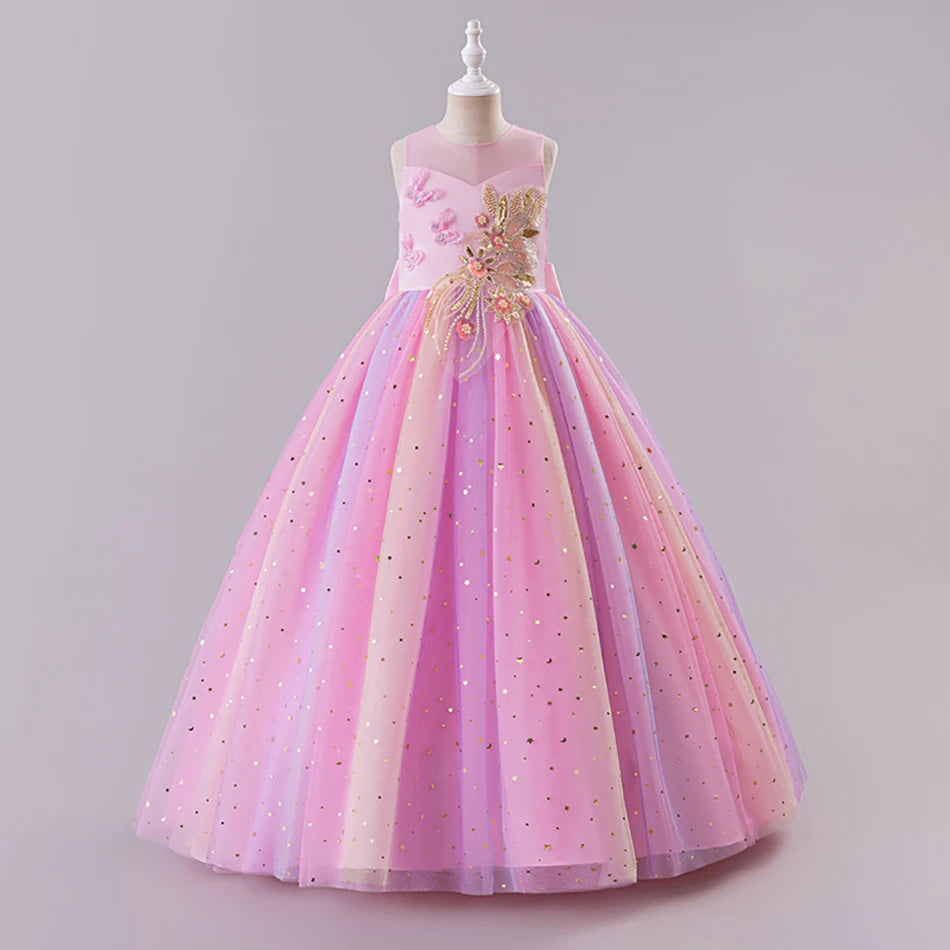 Robe anniversaire coloré - Lilia