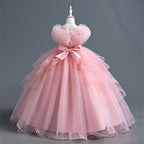 Vestido formal infantil brillante