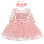 Robe bébé fille papillon