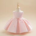 Robe anniversaire bébé - Noeud papillon Léane