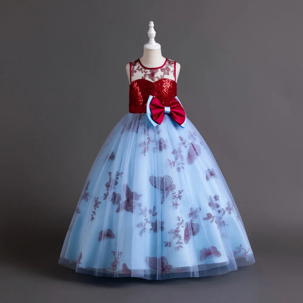 Robe de princesse anniversaire fille Enchanté