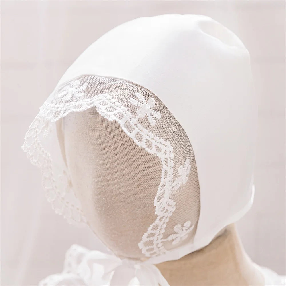 Precioso vestido blanco de bautizo