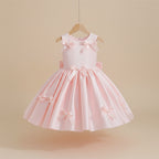 Robe anniversaire fille - Noeud papillon Léa