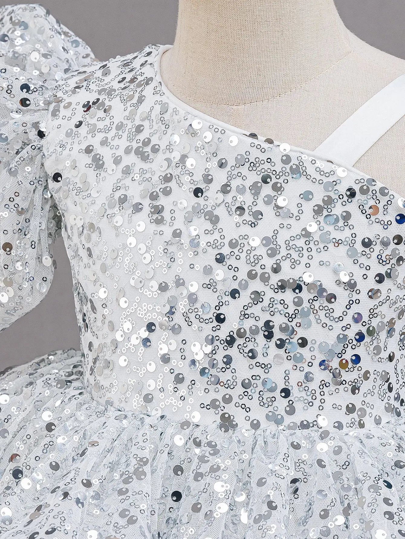 Robe brillante enfant noël - Argenta