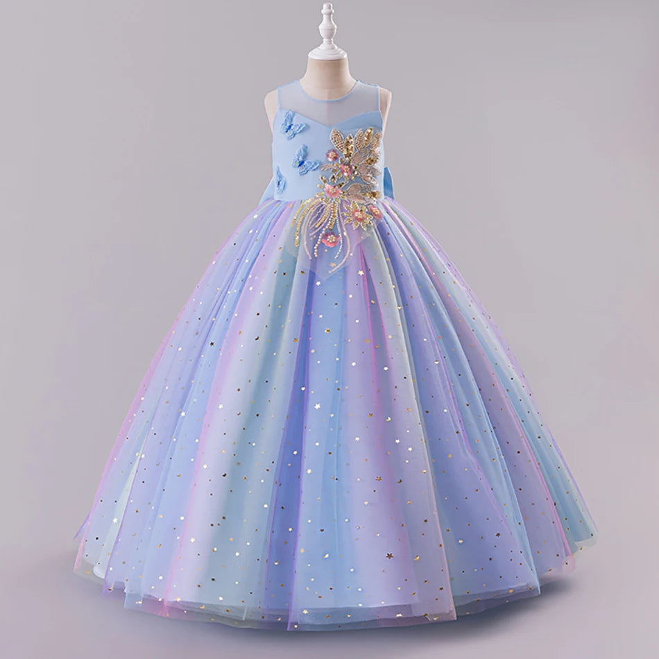 Robe anniversaire coloré - Lilia