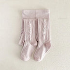 Collant di cotone floreale