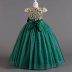 Vestido largo de gala de Lucía