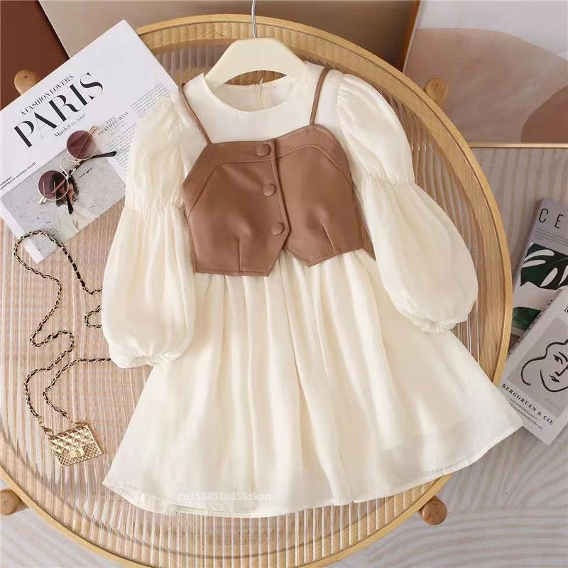 Vestido campestre para niños