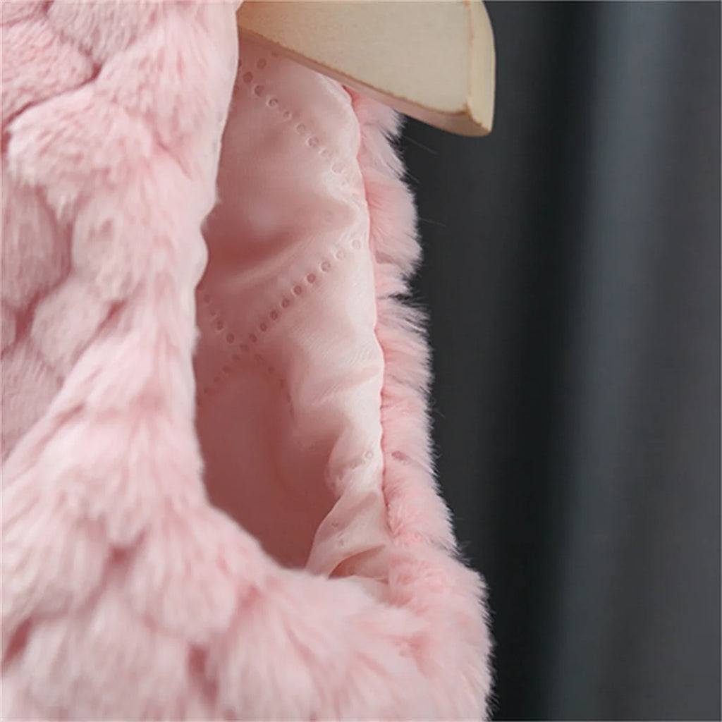 Chaleco infantil sin mangas con estampado en relieve