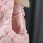 Chaleco infantil sin mangas con estampado en relieve