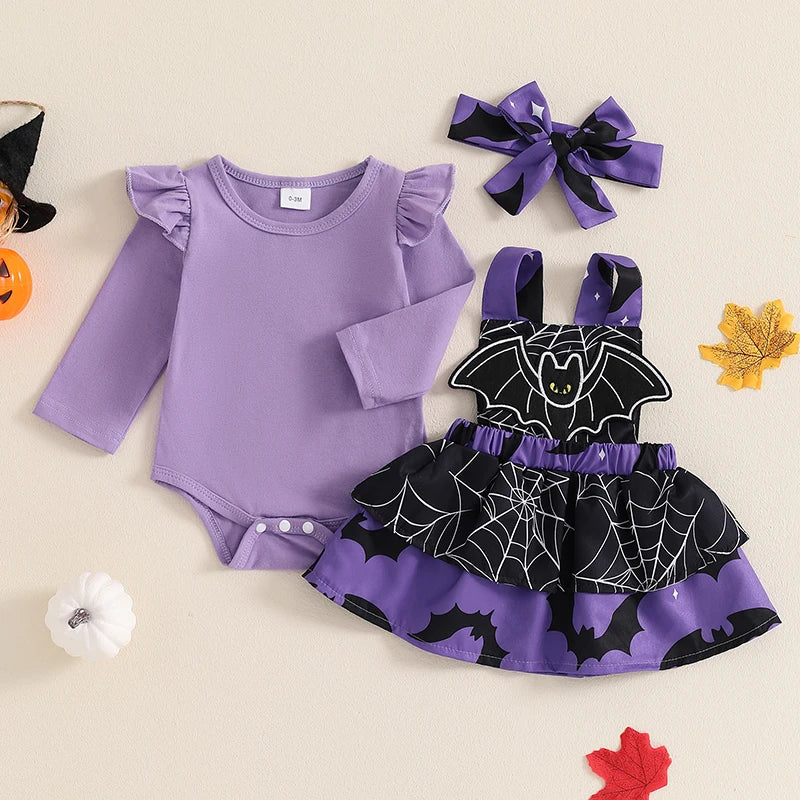 Ensemble Halloween pour bébé 3 pièces