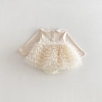 Barboteuse bébé - Beige délicate