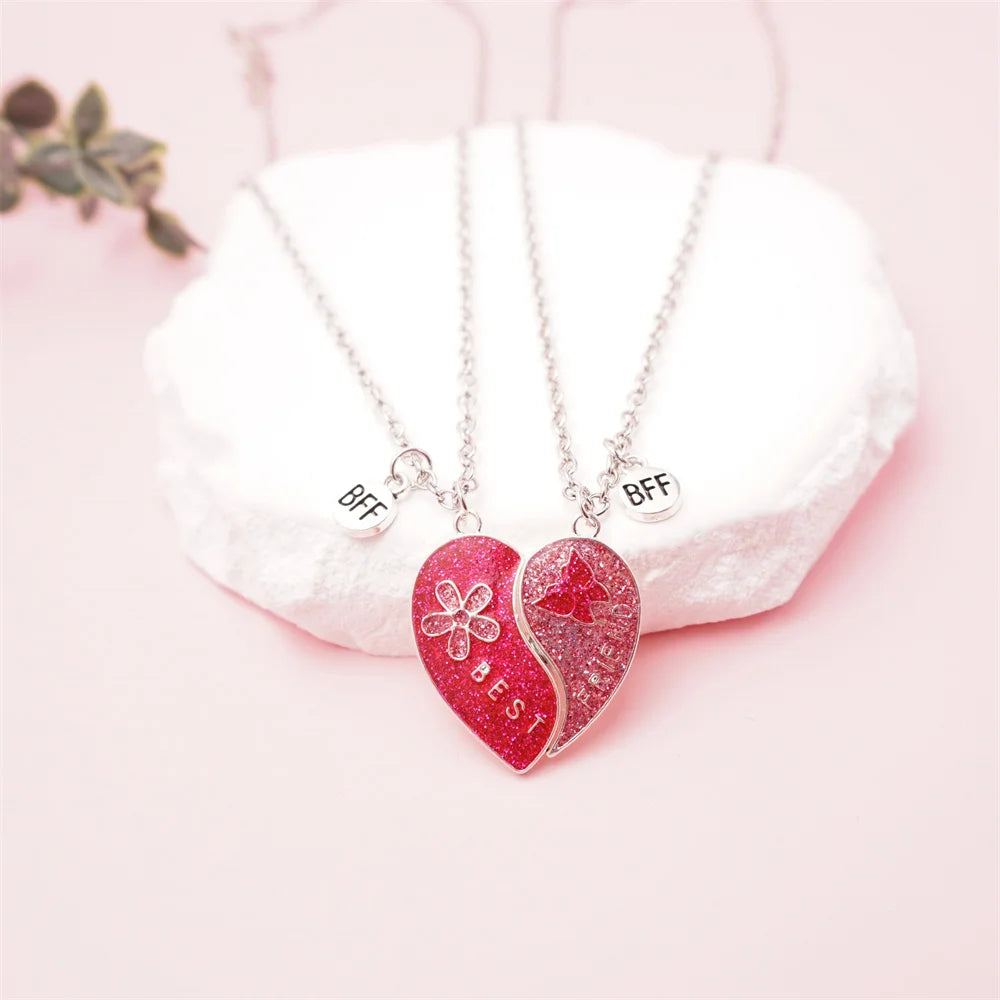 Collier enfant BFF - Rose brillante - L'univers de la licorne