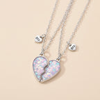 Collier Coeur enfant - BFF 2 pièces - L'univers de la licorne