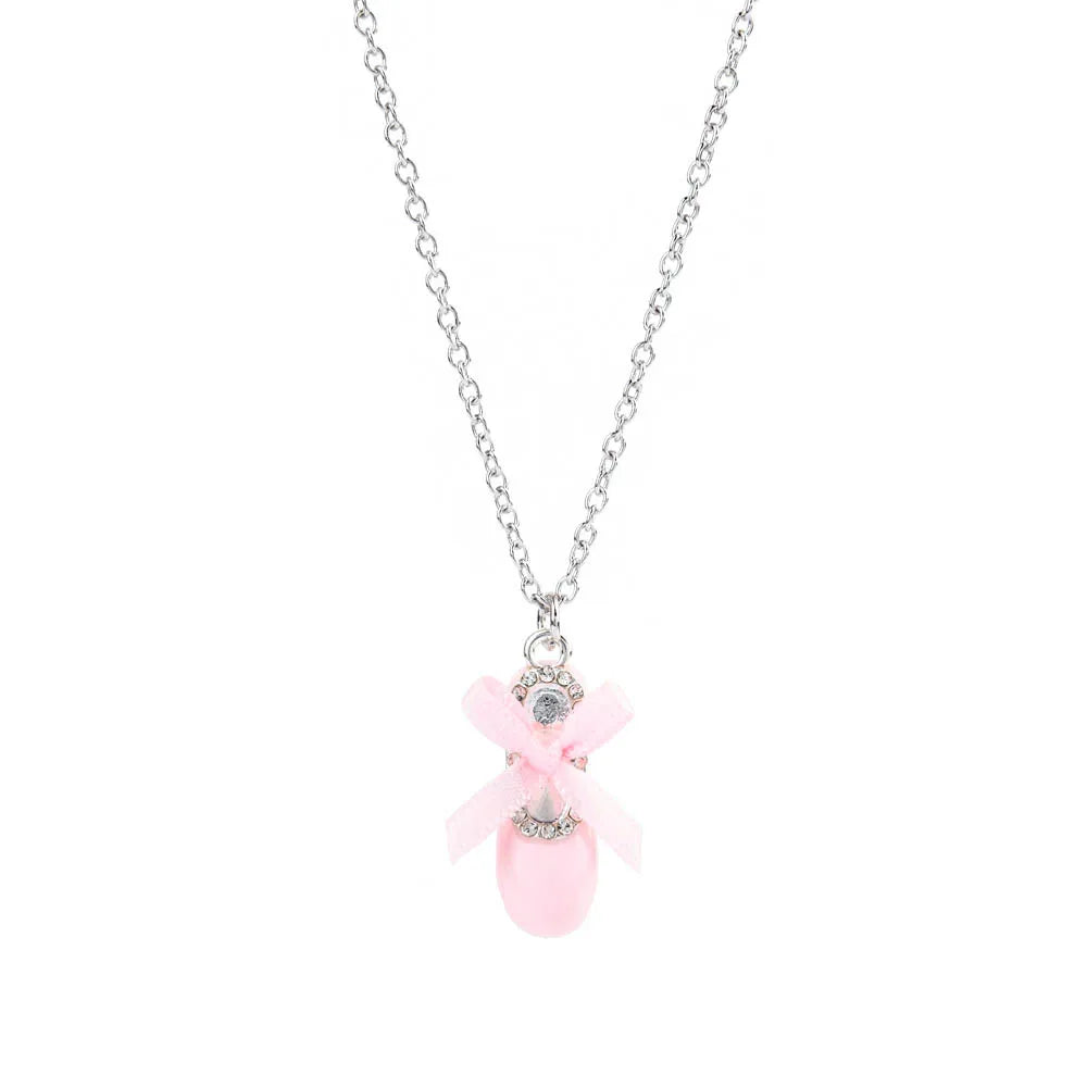 Collier enfant - Ballerine rose - L'univers de la licorne