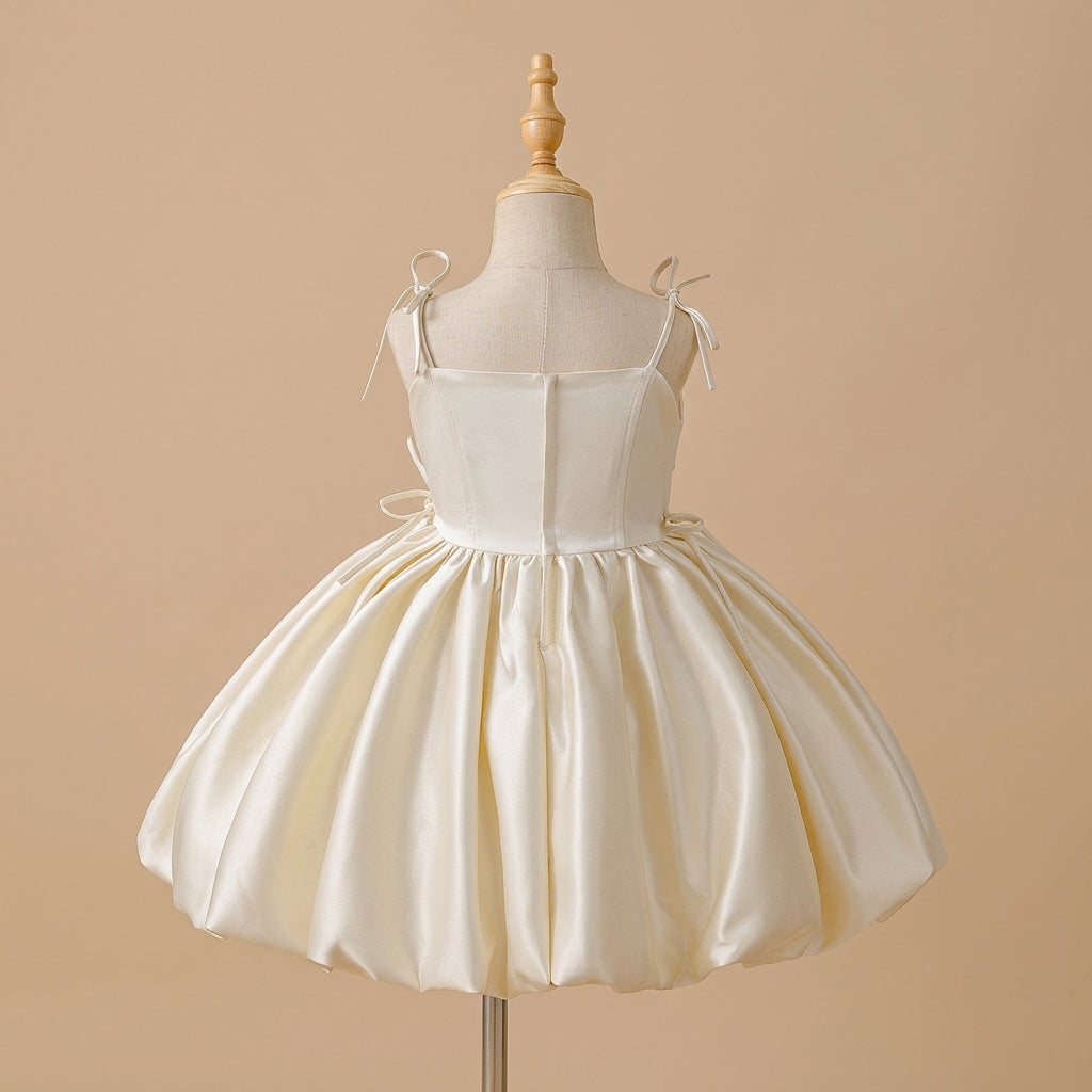 Robe satinée Nöel enfant - Julia